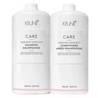 Kit Keune Care Keratin Smooth Shampoo 1000ml + Condicionador 1000ml