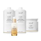 Kit Keune Care Satin Oil Shampoo Condicionador 1L Mask Lumi (4 produtos)