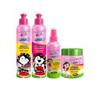 Kit Kids Cabelos Cacheados 4 Produtos Infantil Bio Extratus (Shampoo/Condicionador/Máscara/Spray Desembaraçante))