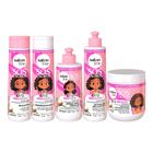 Kit Kids com 5 Produtos, Salon Line, SOS Cachos Kids Hidratação, 300ml e 500g