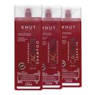 Kit KNUT CACHOS: Shampoo 250ml + Condicionador 250ml + Leave-in 250 ml