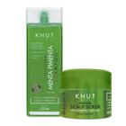 KIT KNUT Shampoo Menta Pimenta Detox Capilar 250 ml + Scalp Scrub 300g