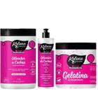 Kit Kolene Ativadores de Cachos Óleos Nutritivos + Gelatina