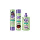 Kit Kolene Cachinhos Shampoo+Cond+Creme Pentear