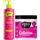 Kit Kolene Danos Extremos Reconstrução Nutritiva Gelatina + Leave-in