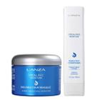 Kit L'Anza Healing Moisture Cond 250ml e Máscara Moi Moi