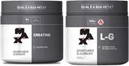 Kit L-G Glutamina 300g + Creatina 300g Max Titanium