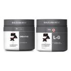 Kit L-G Glutamina 300g + Creatina 300g Max Titanium