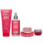 Kit L'occitane Romã Esfoliante+Gelatina+Spray+Hidratante