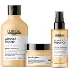 Kit L'Oréal Absolut Repair Shampo 300ml + Máscara 250ml + Óleo 90ml