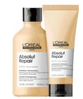 Kit L'Oréal Professionnel Absolut Repair Gold Quinoa Shampoo 300ml+ Condicionador 200ml