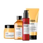 Kit L'Oréal Professionnel NutriOil Shampoo Condicionador Máscara e Blow Dry Fluidifier Leave-In (4 produtos)