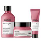 Kit L'Oréal Professionnel Pro Longer Shampoo 300ml + Máscara 250g + Leave-in 150ml