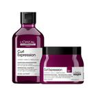 Kit L'Oreál Professionnel Serie Expert Curl Expression - Shampoo Antirresíduos e Máscara Rich 500 ml