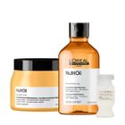 Kit L'Oréal Professionnel Serie Expert NutriOil Shampoo Máscara e Ampola (3 produtos)