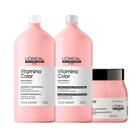 Kit L'Oréal Professionnel Serie Expert Vitamino Color Shampoo e Condicionador e Máscara 500 g