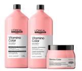 Kit L'Oréal Professionnel Vitamino Color Resveratrol Shampoo 1,5L+ Condicionador 1,5l+ Máscara 500g