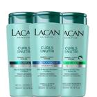 Kit Lacan Curls e Nutri Cachos Definidos (3 Produtos)