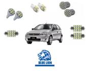 Kit Lâmpada Led Corsa Hatch Teto Placa Ré Pingo Malas Luvas