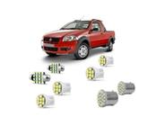 Kit Lâmpada Led Fiat Strada 2009 2010 2011 2012 2013