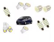 Kit Lampada Led Honda Fit 04/17 Teto Placa Ré P. Mala Pingo