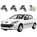 Kit Lâmpada Led T10/Pingo Peugeot 207 2007/2014 Canbus