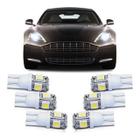 Kit Lâmpada Pingo Led SMD T10 W5W 5 Leds 06 Lâmpadas