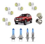 Kit Lampada Super Branca + Farol Alto E Baixo Renault Duster