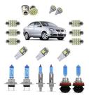 Kit Lampada Super Branca + Led Polo Farol E Milha 2007/2014