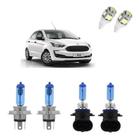 Kit Lampada Super Branca Novo Ford Ka 2015 2016 2017 + T10