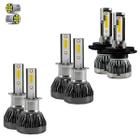 Kit Lampada Super Led Gol Rallye G4 Farol Alto Baixo E Milha