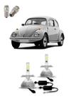 Kit Lampada Super Led H4 Alto Baixo + Led Vw Fusca 1974/1994