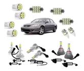 Kit Lampada Super Led Honda Civic 2004 05 06 Alto Baixo Milh