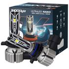 Kit Lâmpada Ultra Led 9012 Hir2 Shocklight S16 Nano 6000K 8