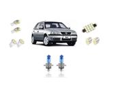 Kit Lampadas Farol Super Branca E Leds Gol G2 G3 G4 Techone..