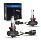 Kit Lâmpadas Farol Ultra Led 6500k 8000LM 12v H11 H3 H7 HB4