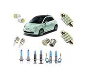 Kit Lampadas Fiat 500 Super Branca + Led Tipo Xenon