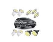 Kit Lampadas Led Civic 2012 2013 Pingo Placa Teto Ré