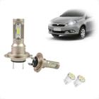 Kit Lâmpadas Led Code Nano Micro 8000k Farol Baixo Grand Siena 2012 2013 2014 2015 2016 até 2021