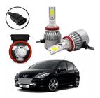 Kit Lâmpadas Led Farol Milha Peugeot 307 2010 2011 2012