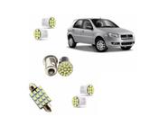 Kit Lâmpadas Led Fiat Palio 08-13 - Farolete, Placa, Ré