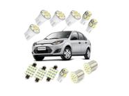 Kit Lampadas Led Focus Fiesta Luz Pingo Teto Placa Ré