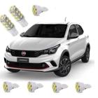 Kit Lâmpadas Led Pingo Torpedo Fiat Argo Super Branca