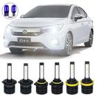 Kit Lampadas Super Led Farol S14 HB3 H7 H11 Honda City 21 22 23 Completo