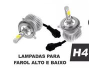 Kit Lâmpadas Super Led H4 Carro Moto Caminhão ônibus 12v 24v 6000k