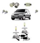 Kit Lampadas Super Led H4 Gm Celta 2000 Á 2005 Alto E Baixo