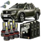 Kit Lâmpadas Super Led Y3 Renault Duster Oroch 2011 Em Diant - LUXLED