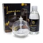 Kit Lamparina Decorativa Bola 100ml + Fluido Velas Bistrot