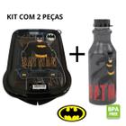 Kit Lancheira Escolar 2 Peças Batman / Homem Aranha/ Frozen Sanduicheira e Garrafa Retro Plasutil Infantil