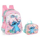 Kit Lancheira + Mochila de Costas Stitch Disney - Luxcel